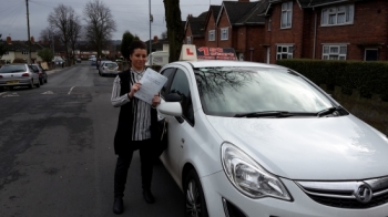 Well done passing your driving test