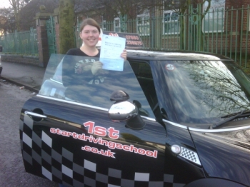 Well done on passing with 4 minor faults...